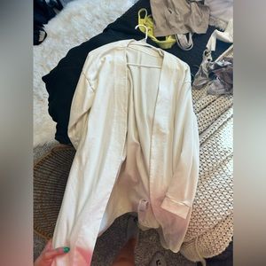 Gymshark x Whitney Simmons cardigan size XS in cream/off white